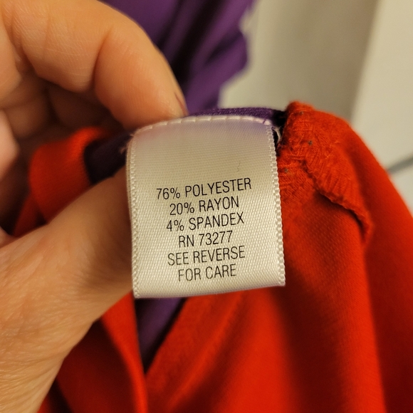 Elle Pink, Purple, and Red Block Dress ๐๐ป ๐ - Picture 4 of 4